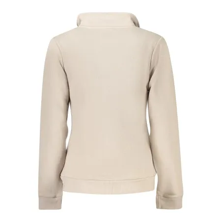 SWEAT-SHIRT BEIGE À FERMETURE ÉCLAIR POUR FEMMES NORVÈGE 1963 - NORWAY 1963