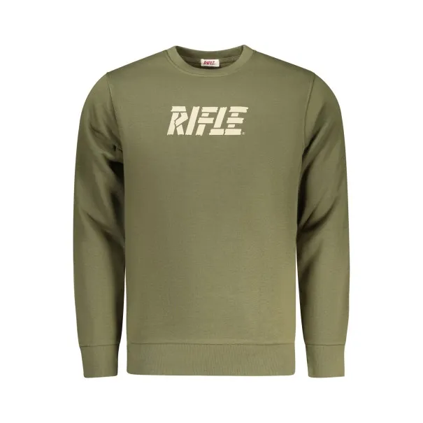SWEAT-SHIRT FERMETURE ÉCLAIR VERT POUR HOMME RIFLE - RIFLE