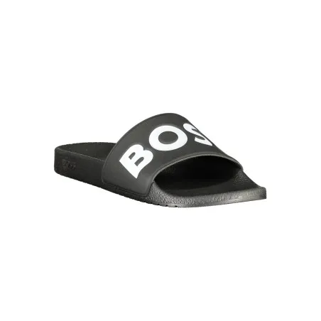 CHAUSSONS NOIRS POUR HOMMES BOSS FOOTWEAR - BOSS