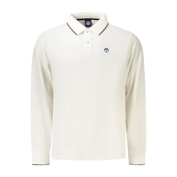 Polo blanc à manches longues pour homme North Sails - NORTH SAILS