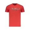 T-SHIRT À MANCHES COURTES CAVALLI CLASS HOMME ROUGE - CAVALLI CLASS