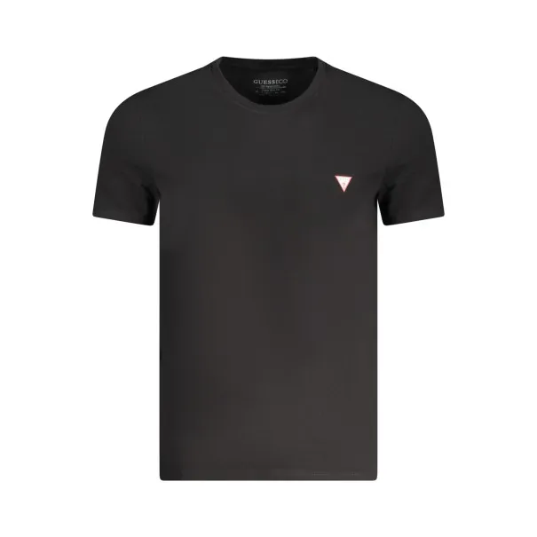 T-SHIRT MANCHES COURTES GUESS JEANS HOMME NOIR - GUESS JEANS