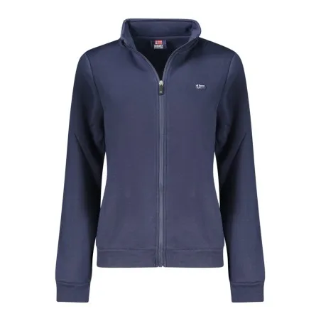 SWEAT-SHIRT FEMME BLEU À FERMETURE ÉCLAIR NORVÈGE 1963 - NORWAY 1963