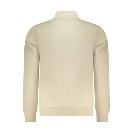 SWEAT-SHIRT BEIGE À FERMETURE ÉCLAIR POUR HOMME US GRAND - U.S. GRAND