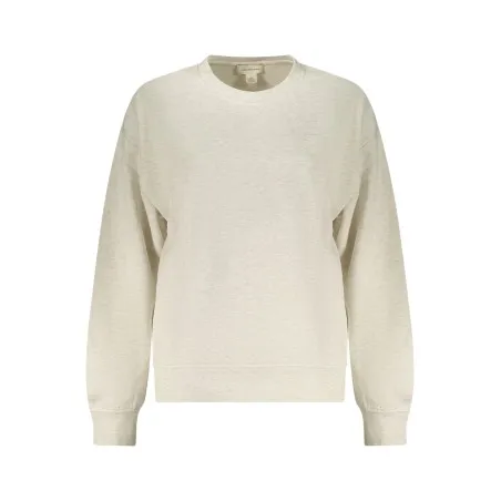 SWEAT-SHIRT GRIS À FERMETURE ÉCLAIR CALVIN KLEIN POUR FEMME - CALVIN KLEIN