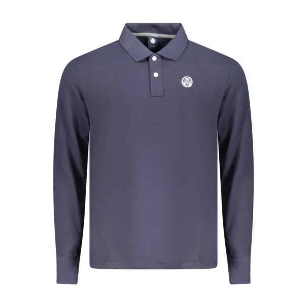 POLO À MANCHES LONGUES POUR HOMME NORTH SAILS, BLEU - NORTH SAILS
