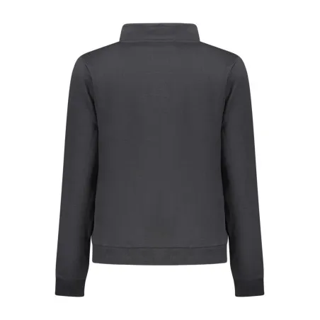 SWEAT-SHIRT NOIR À FERMETURE ÉCLAIR POUR FEMMES NORVÈGE 1963 - NORWAY 1963