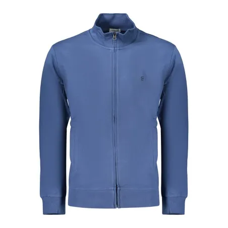 SWEAT-SHIRT BLEU À FERMETURE ÉCLAIR POUR HOMME COVERI MOVING - COVERI MOVING