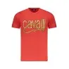 T-SHIRT À MANCHES COURTES CAVALLI CLASS HOMME ROUGE - CAVALLI CLASS
