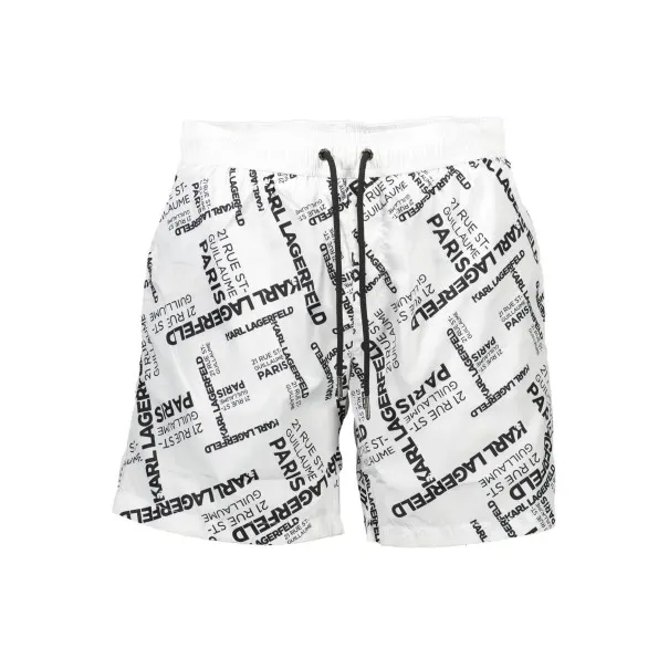 Bas de maillot de bain Karl Lagerfeld Beachwear Homme Blanc - KARL LAGERFELD BEACHWEAR