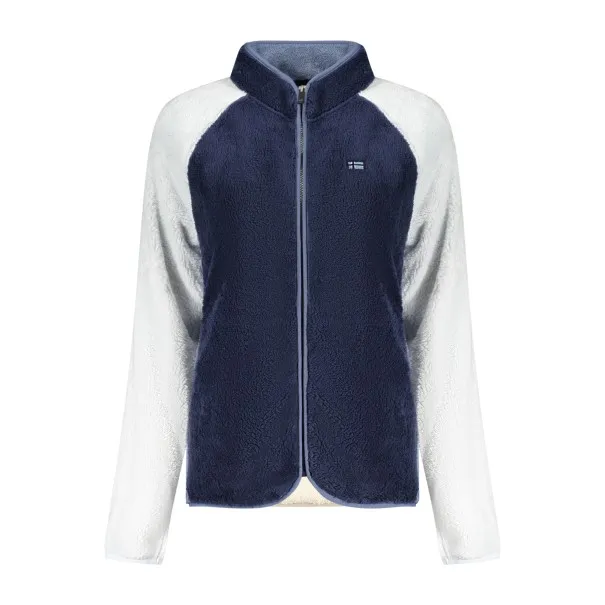 SWEAT-SHIRT FEMME BLEU À FERMETURE ÉCLAIR NORVÈGE 1963 - NORWAY 1963