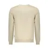 SWEAT-SHIRT BEIGE À FERMETURE ÉCLAIR POUR HOMME US GRAND - U.S. GRAND