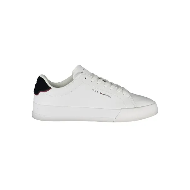 CHAUSSURES DE SPORT POUR HOMMES TOMMY HILFIGER BLANCHES - TOMMY HILFIGER