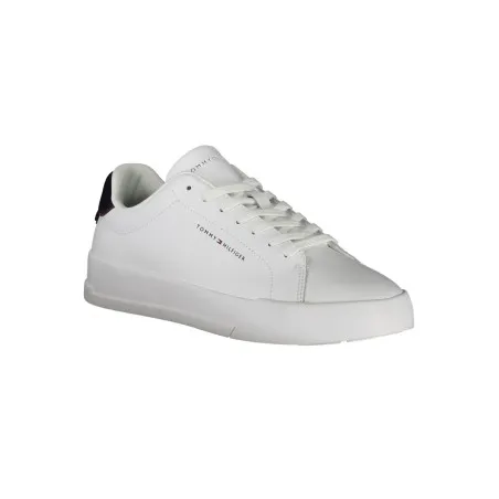 CHAUSSURES DE SPORT POUR HOMMES TOMMY HILFIGER BLANCHES - TOMMY HILFIGER