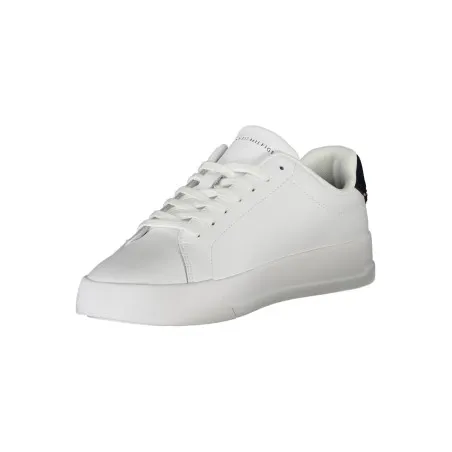 CHAUSSURES DE SPORT POUR HOMMES TOMMY HILFIGER BLANCHES - TOMMY HILFIGER