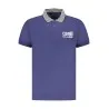 CAVALLI CLASS POLO MANCHES COURTES HOMME BLEU - CAVALLI CLASS