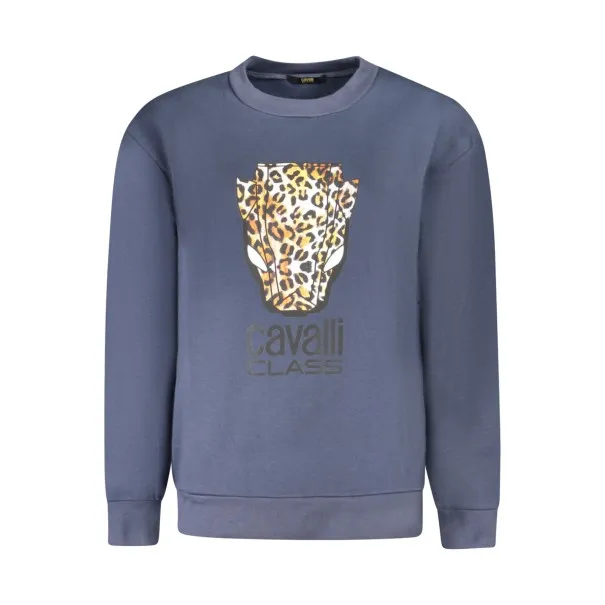 Sweat-shirt Cavalli Class sans zip pour femme Bleu - CAVALLI CLASS