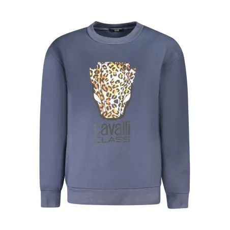 Sweat-shirt Cavalli Class sans zip pour femme Bleu - CAVALLI CLASS