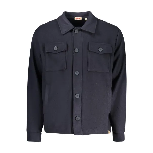 CHEMISE À MANCHES LONGUES BLEUE POUR HOMME AVEC MOTIFS DE FUSIL - RIFLE