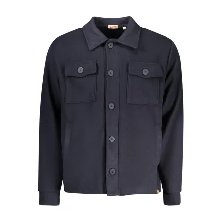 CHEMISE À MANCHES LONGUES BLEUE POUR HOMME AVEC MOTIFS DE FUSIL - RIFLE