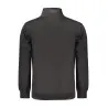 SWEAT-SHIRT NOIR À FERMETURE ÉCLAIR POUR HOMME COVERI MOVING - COVERI MOVING