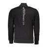 SWEAT-SHIRT NOIR À FERMETURE ÉCLAIR POUR HOMME US GRAND - U.S. GRAND
