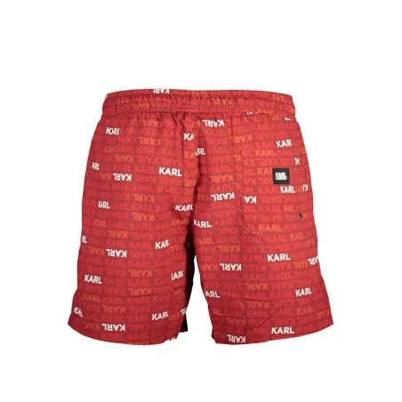 KARL LAGERFELD BEACHWEAR MAILLOT DE BAIN HOMME BAS ROUGE - KARL LAGERFELD BEACHWEAR