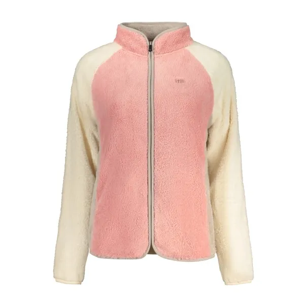 SWEAT-SHIRT FEMME ROSE À FERMETURE ÉCLAIR NORVÈGE 1963 - NORWAY 1963