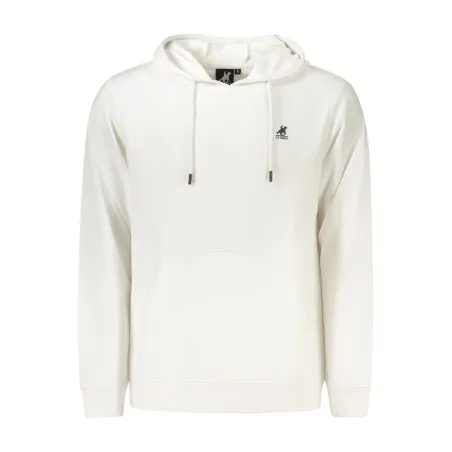 SWEAT-SHIRT BLANC À FERMETURE ÉCLAIR POUR HOMME US GRAND - U.S. GRAND