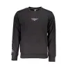 SWEAT-SHIRT NOIR À FERMETURE ÉCLAIR POUR HOMME US GRAND - U.S. GRAND