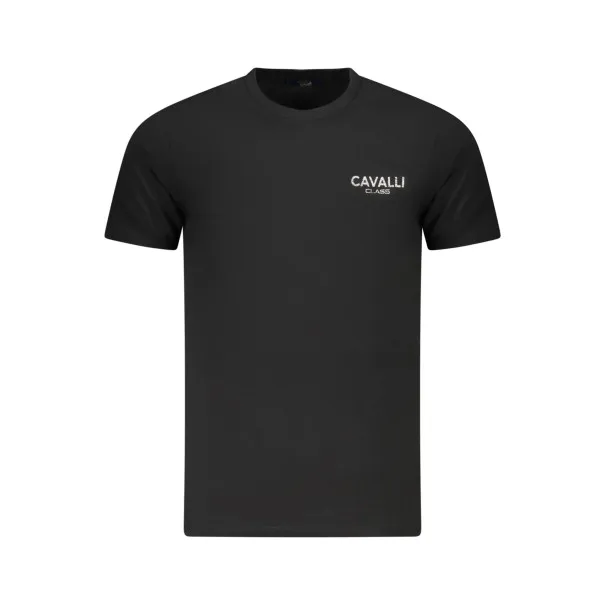 T-SHIRT À MANCHES COURTES CAVALLI CLASS HOMME NOIR - CAVALLI CLASS