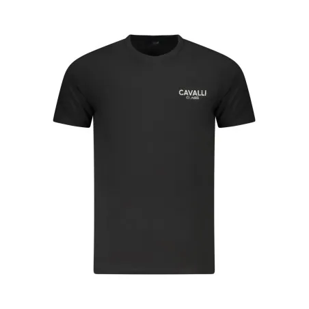T-SHIRT À MANCHES COURTES CAVALLI CLASS HOMME NOIR - CAVALLI CLASS