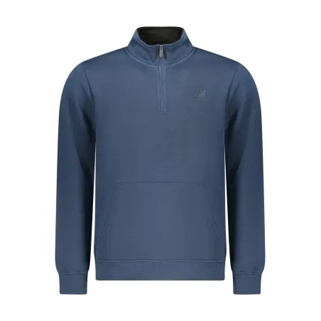 SWEAT-SHIRT BLEU À FERMETURE ÉCLAIR POUR HOMME US GRAND - U.S. GRAND