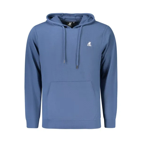 SWEAT-SHIRT BLEU À FERMETURE ÉCLAIR POUR HOMME US GRAND - U.S. GRAND