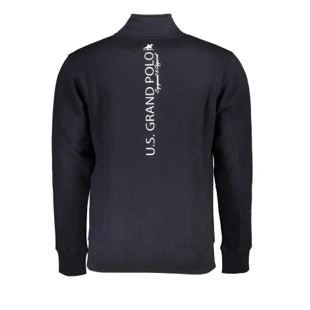 SWEAT-SHIRT BLEU À FERMETURE ÉCLAIR POUR HOMME US GRAND - U.S. GRAND