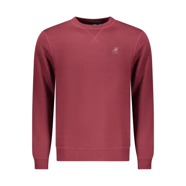 SWEAT-SHIRT ROUGE À FERMETURE ÉCLAIR POUR HOMME US GRAND - U.S. GRAND