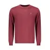 SWEAT-SHIRT ROUGE À FERMETURE ÉCLAIR POUR HOMME US GRAND - U.S. GRAND