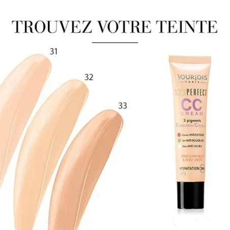 Fond de teint BOURJOIS CC Cream 123 Perfect Spf 15 - BOURJOIS