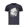 T-SHIRT À MANCHES COURTES CAVALLI CLASS HOMME BLEU - CAVALLI CLASS