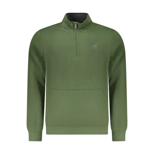 SWEAT-SHIRT VERT À FERMETURE ÉCLAIR POUR HOMME US GRAND - U.S. GRAND