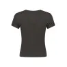 T-shirt noir à manches courtes pour femme Tommy Hilfiger - TOMMY HILFIGER