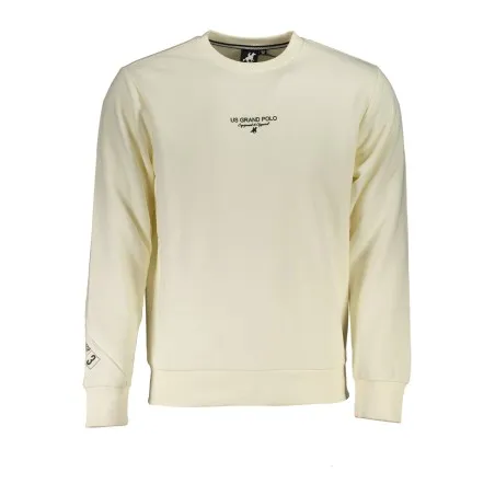 SWEAT-SHIRT BLANC À FERMETURE ÉCLAIR POUR HOMME US GRAND - U.S. GRAND