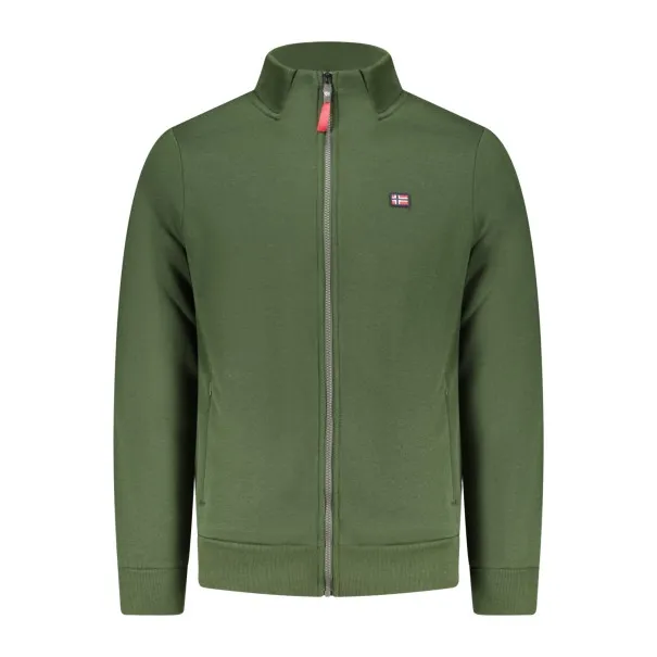 Sweat-shirt zippé vert pour homme Norvège 1963 - NORWAY 1963