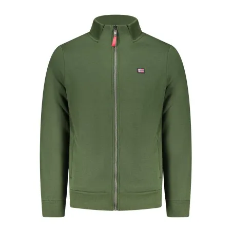 Sweat-shirt zippé vert pour homme Norvège 1963 - NORWAY 1963