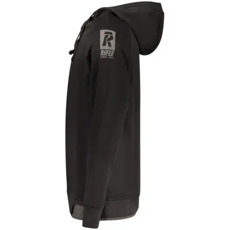 SWEAT-SHIRT NOIR À FERMETURE ÉCLAIR POUR HOMME RIFLE - RIFLE