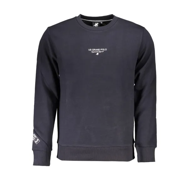 SWEAT-SHIRT BLEU À FERMETURE ÉCLAIR POUR HOMME US GRAND - U.S. GRAND