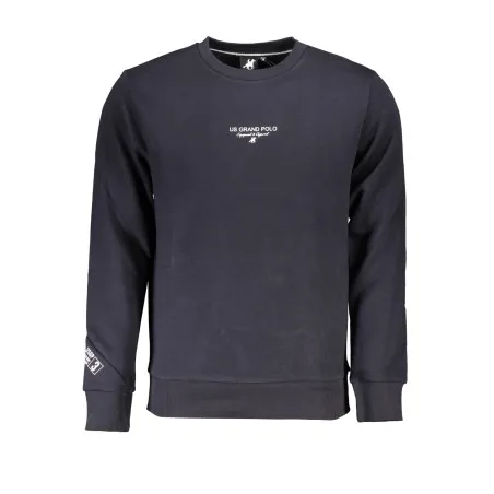 SWEAT-SHIRT BLEU À FERMETURE ÉCLAIR POUR HOMME US GRAND - U.S. GRAND