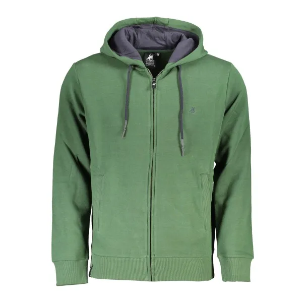 SWEAT-SHIRT VERT À FERMETURE ÉCLAIR POUR HOMME US GRAND - U.S. GRAND