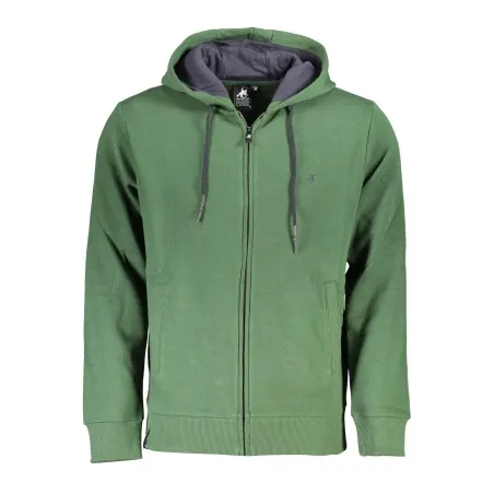 SWEAT-SHIRT VERT À FERMETURE ÉCLAIR POUR HOMME US GRAND - U.S. GRAND