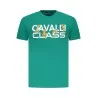 T-SHIRT À MANCHES COURTES CAVALLI CLASS HOMME VERT - CAVALLI CLASS